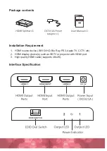 Preview for 3 page of ANTIFERENCE HDMI0102SV3 User Manual