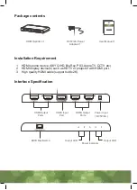 Preview for 3 page of ANTIFERENCE HDMI0104SV2 User Manual