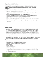 Preview for 2 page of ANTIFERENCE HDMI0104SV3 User Manual