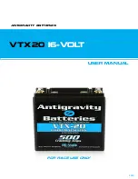 Antigravity Batteries VTX20 User Manual preview