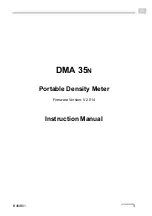 Anton Paar DMA 35N Instruction Manual предпросмотр