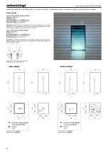 Preview for 2 page of antoniolupi AURA Installation Manual