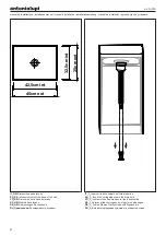 Предварительный просмотр 2 страницы antoniolupi FUSTO Installation Manual