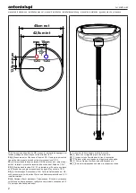 Предварительный просмотр 2 страницы antoniolupi SIMPLO85 Installation Manual