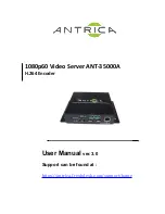 Preview for 1 page of Antrica ANT-35000A User Manual