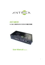 Предварительный просмотр 1 страницы Antrica ANT-4000E User Manual