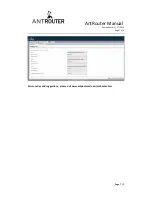 Предварительный просмотр 7 страницы AntRouter R1 User Manual