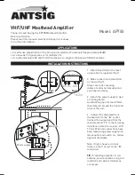 Предварительный просмотр 1 страницы Antsig AP700 Installation Instructions