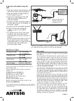 Предварительный просмотр 2 страницы Antsig AP861 Quick Start Manual