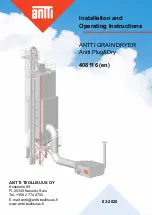 ANTTI Plug&Dry Installation And Operating Instructions Manual предпросмотр