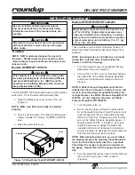 Preview for 9 page of Antunes, AJ Roundup 9100101 Owner'S Manual