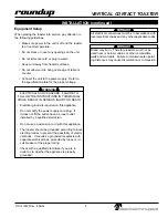 Preview for 9 page of Antunes, AJ Roundup VCT-1000 Owner'S Manual