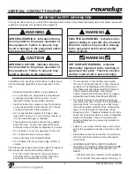 Preview for 4 page of Antunes, AJ Roundup VCT-20 Owner'S Manual