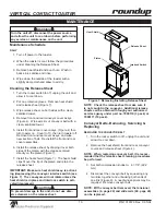 Preview for 10 page of Antunes, AJ Roundup VCT-20 Owner'S Manual