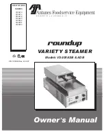 Antunes, AJ Roundup VS-200ADB Owner'S Manual предпросмотр