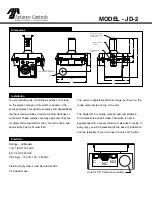 Preview for 2 page of Antunes Controls JD-2 Installation Information