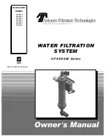 Preview for 1 page of Antunes Filtration Technologies UF-420 Series Owner'S Manual