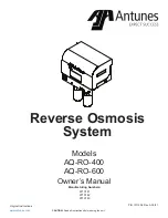 Antunes 9710141 Owner'S Manual preview