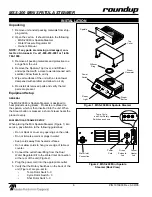 Предварительный просмотр 6 страницы Antunes roundup MSS-200 Owner'S Manual