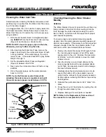 Предварительный просмотр 12 страницы Antunes roundup MSS-200 Owner'S Manual