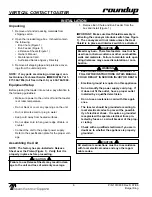 Preview for 6 page of Antunes Roundup VCT-2000 Owner'S Manual