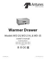 Antunes WD--35A 9400123 Owner'S Manual preview