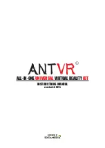 ANTVR ALL-IN-ONE UNIVERSAL VIRTUAL REALITY KIT Instruction Manual предпросмотр