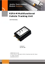 ANTZER TECH CO RIFA-M User Manual preview