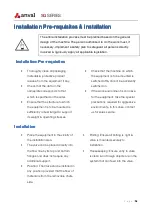 Предварительный просмотр 13 страницы Anval SG 300 Installation & Maintenance Manual