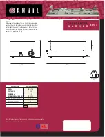 Preview for 2 page of Anvil FWW7001 Specifications