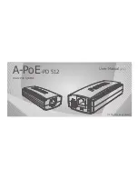 Anviz A-poE-PD 512 User Manual preview