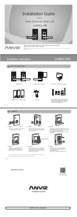 Preview for 1 page of Anviz L100 Installation Manual