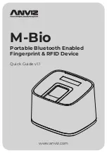 Anviz M-Bio Quick Manual предпросмотр