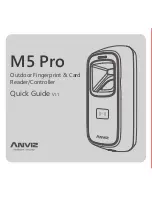 Preview for 1 page of Anviz M5 PRO Quick Manual