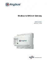 Preview for 1 page of Anybus Modbus to BACnet Gateway User Manual