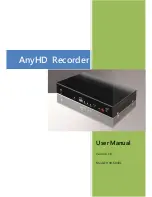 AnyHD HVR-6048L User Manual preview