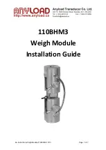 Anyload 110BHM3 Installation Manual preview