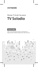 Anymode TV SOLODIO User Manual предпросмотр