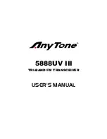 Preview for 1 page of AnyTone 5888UV III User Manual