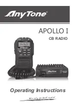 Preview for 2 page of AnyTone APOLLO I Operating Instructions Manual