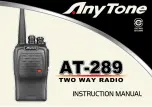 AnyTone AT-289 Instruction Manual предпросмотр