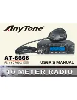 Предварительный просмотр 2 страницы AnyTone AT-6666 User Manual