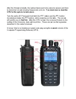 Preview for 3 page of AnyTone AT-D868UV Firmware Update Procedure