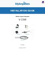 Preview for 1 page of AnyTone MyAmplifiers V-15W Installation Manual