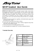 AnyTone Q8 BT User Manual preview