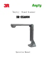 Anyty 3R-SSA600 Operation Manual preview