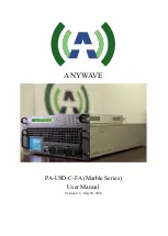 Предварительный просмотр 1 страницы Anywave Marble Series User Manual