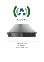 Anywave PA-U2D-C-FA User Manual preview