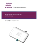 Anywave SRT18 User Manual предпросмотр