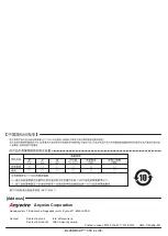 Предварительный просмотр 22 страницы Anywire ASLINK BL296 B-08F V50 Series Product Manual